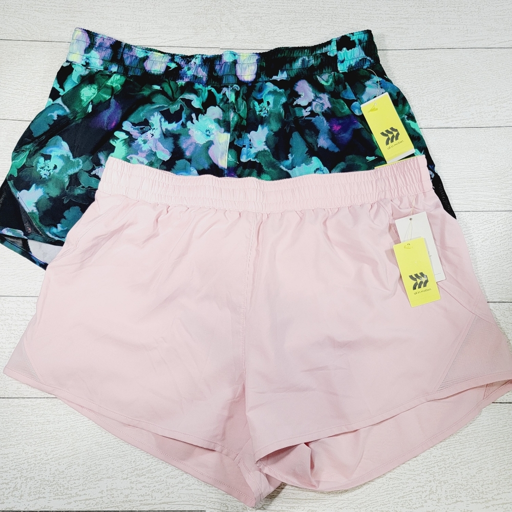 All In Motion Mid-rise Running Shorts Bundle NWT
